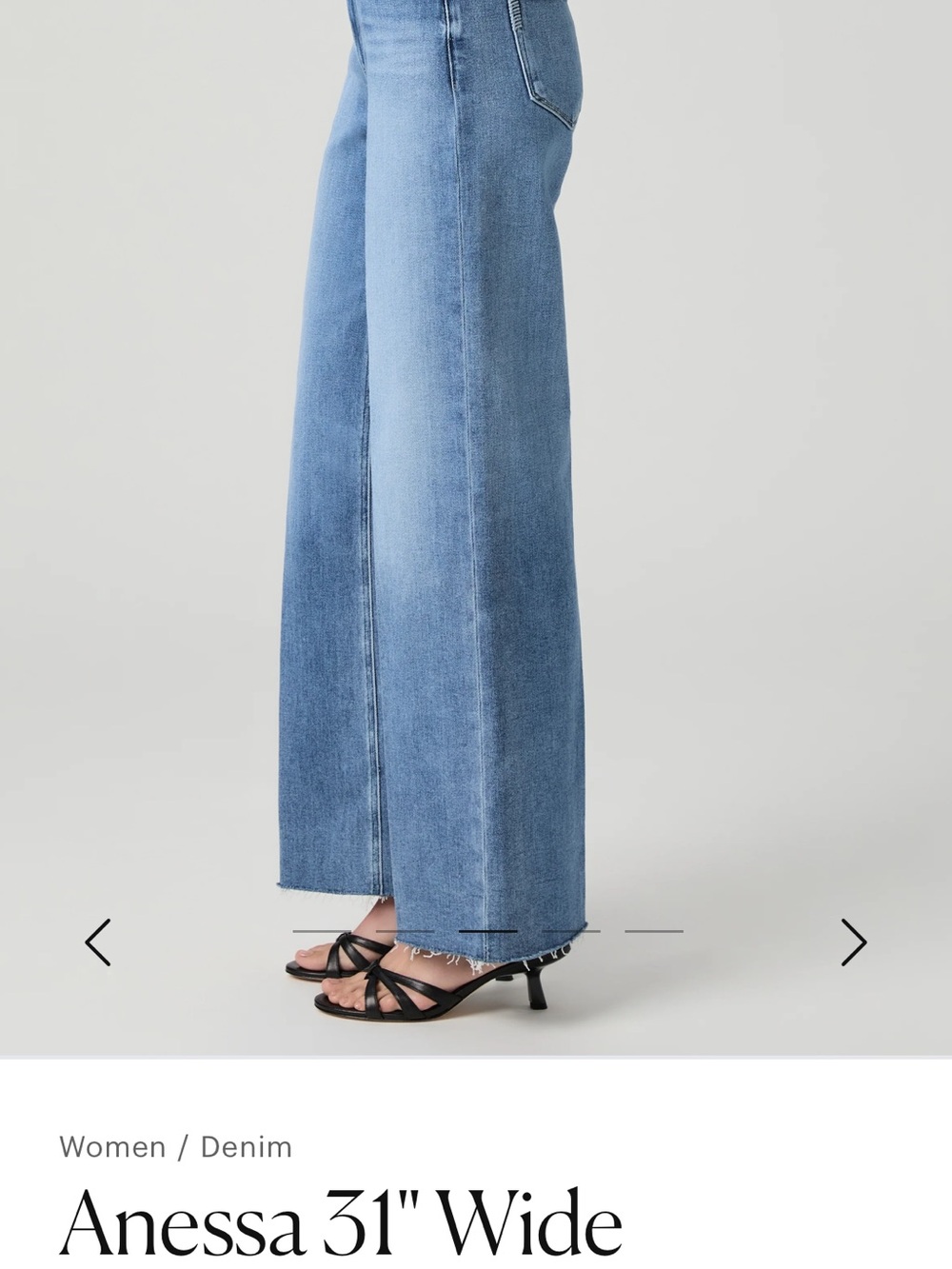 Paige Annesa wide leg jeans